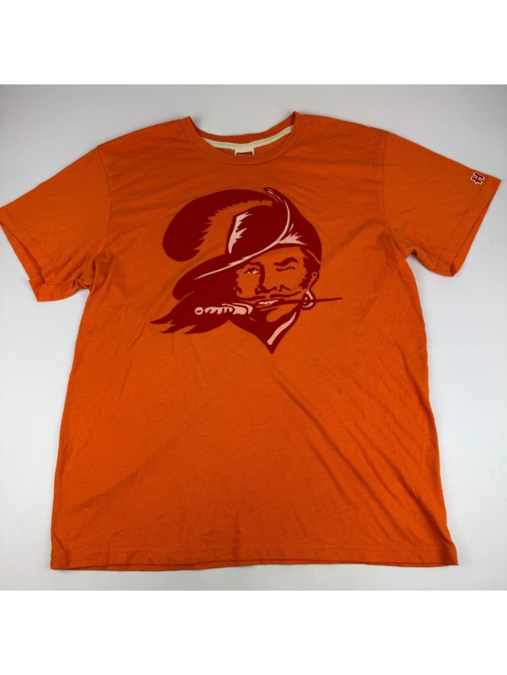 Homage Mens Size L Tampa Bay Buccaneers Shirt Creamsicle Orange Retro NFL